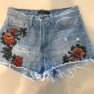 Denim shorts